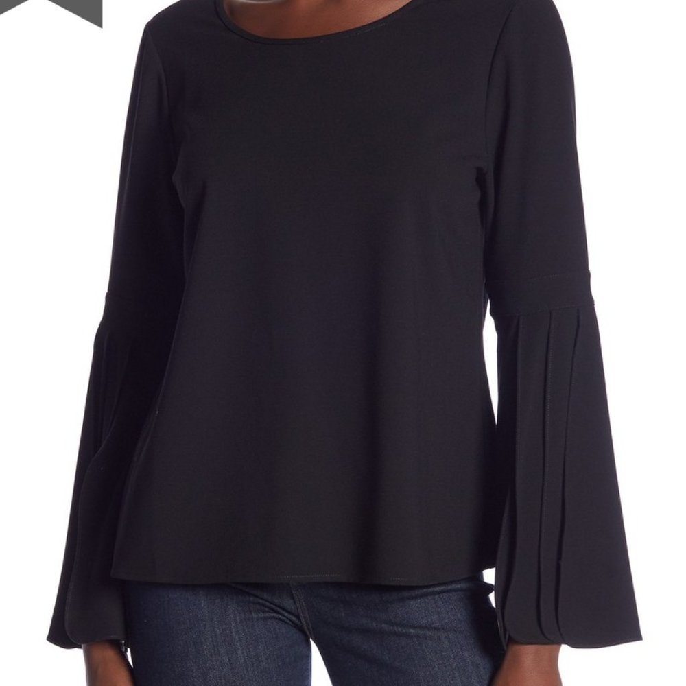 Laundry By Shelli Segal Long Split Sleeve Top